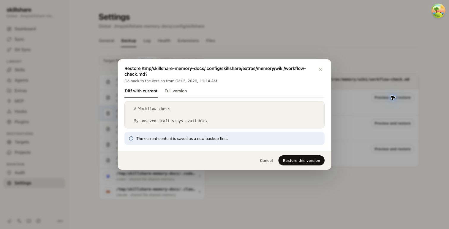 wiki/workflow-check.md 的英文 Backup Files 恢复预览